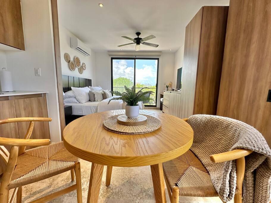 Apartment Cozy With Balcony And Rooftop Pool In Tulum